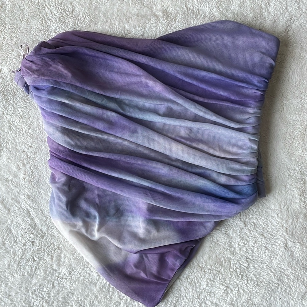 Zara Purple Corset Top